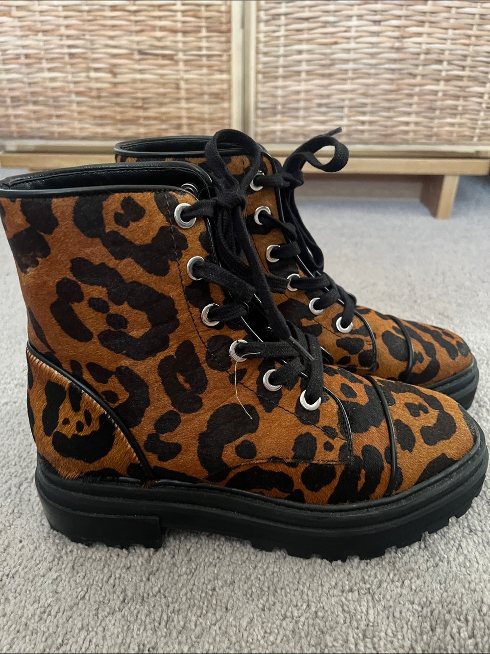 Schutz Leopard Combat Boots